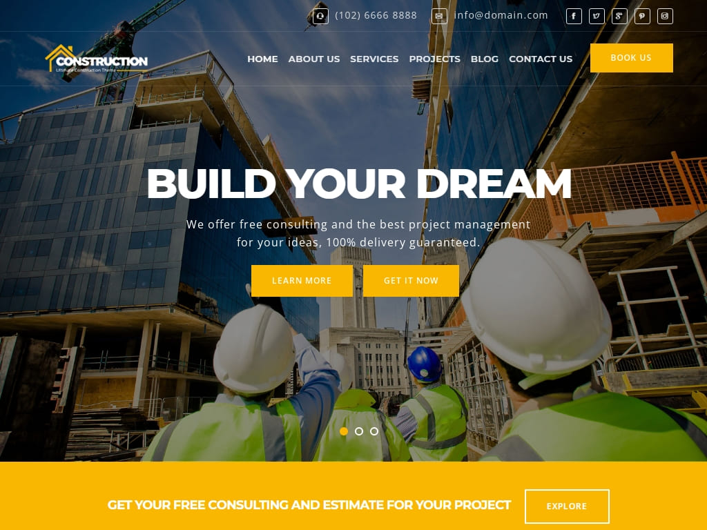 General Contractor Website